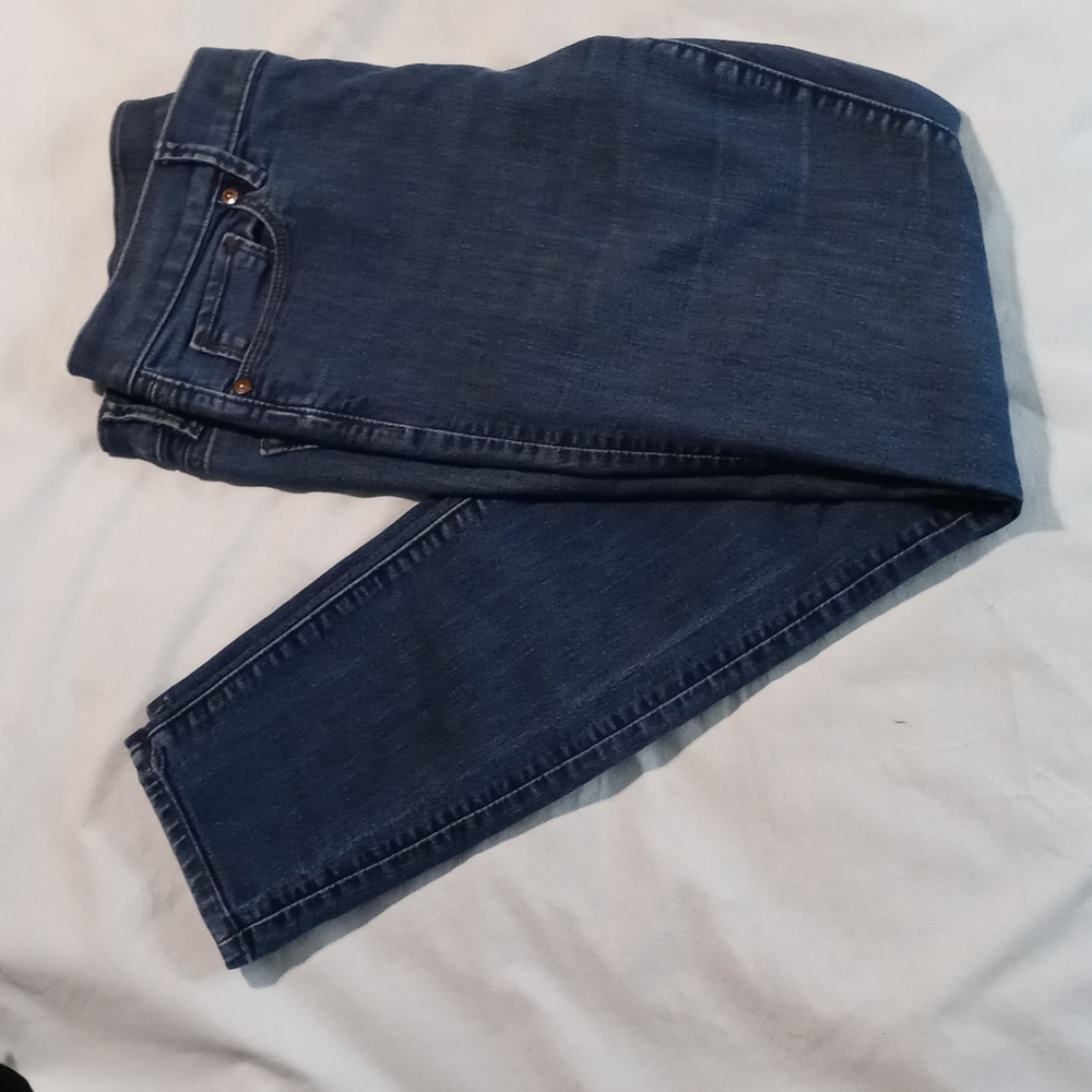 LOFT Women's Skinny Jeans - Dark Blue